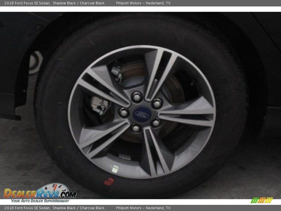 2018 Ford Focus SE Sedan Shadow Black / Charcoal Black Photo #9