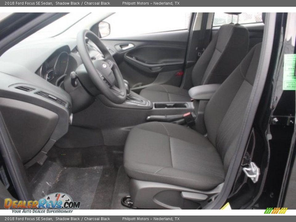 2018 Ford Focus SE Sedan Shadow Black / Charcoal Black Photo #13