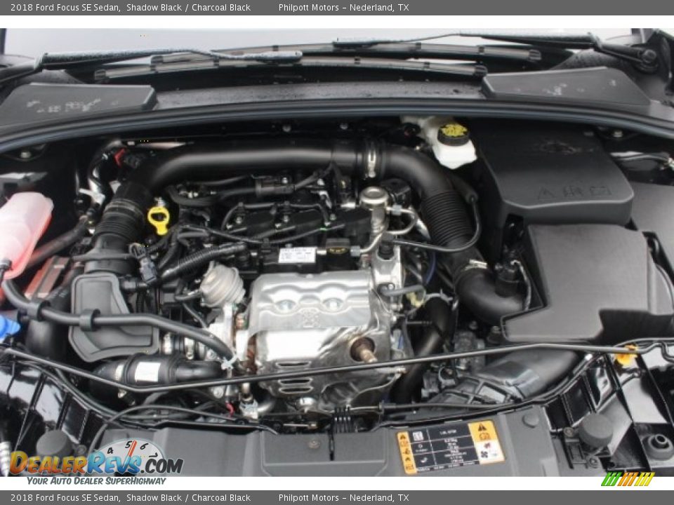 2018 Ford Focus SE Sedan Shadow Black / Charcoal Black Photo #32