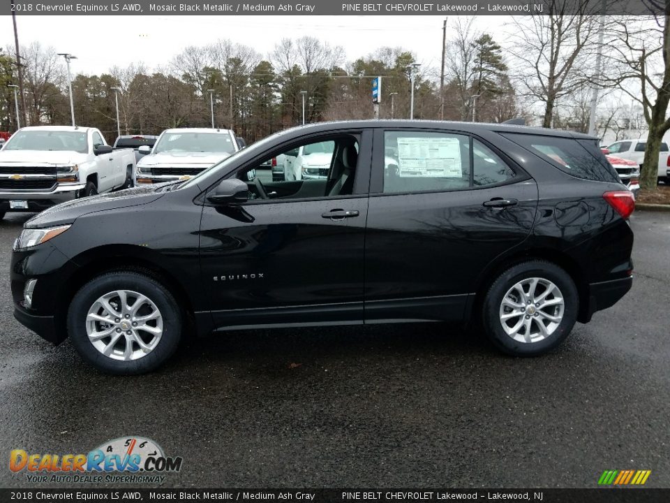Mosaic Black Metallic 2018 Chevrolet Equinox LS AWD Photo #3