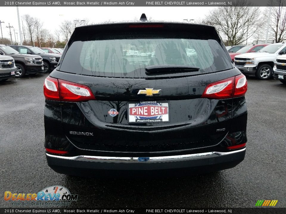 2018 Chevrolet Equinox LS AWD Mosaic Black Metallic / Medium Ash Gray Photo #5