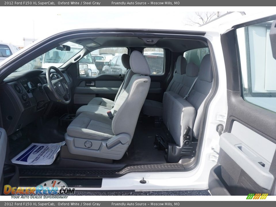 2012 Ford F150 XL SuperCab Oxford White / Steel Gray Photo #2