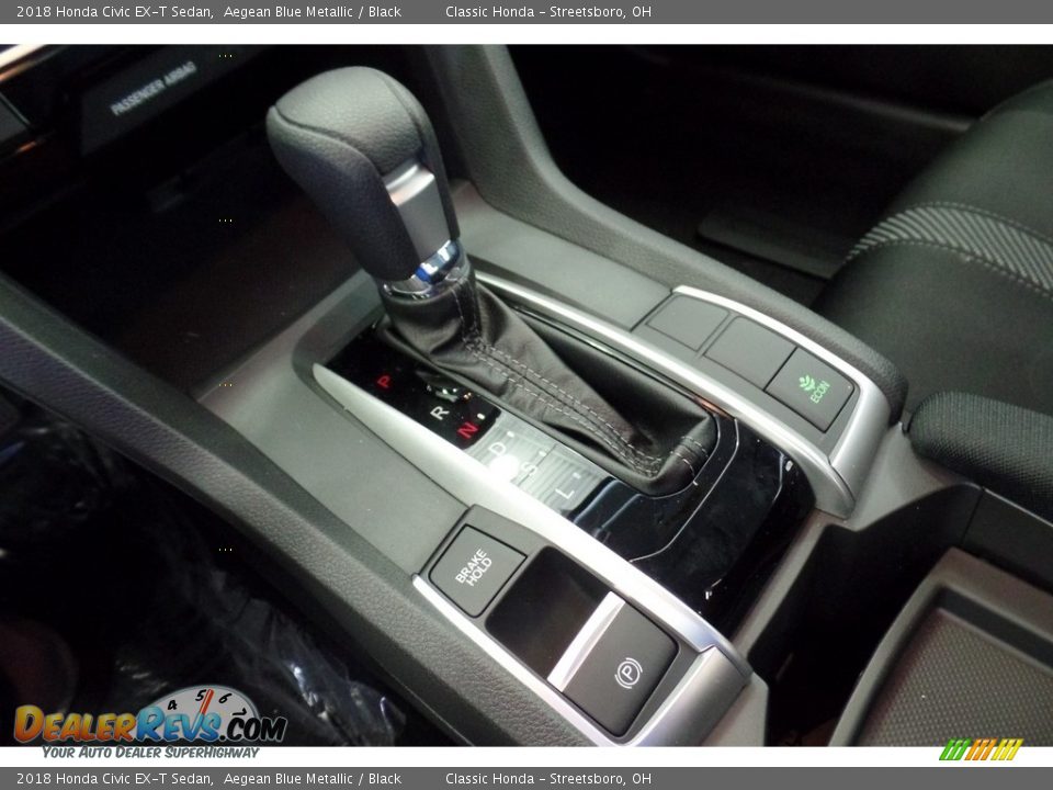 2018 Honda Civic EX-T Sedan Aegean Blue Metallic / Black Photo #17