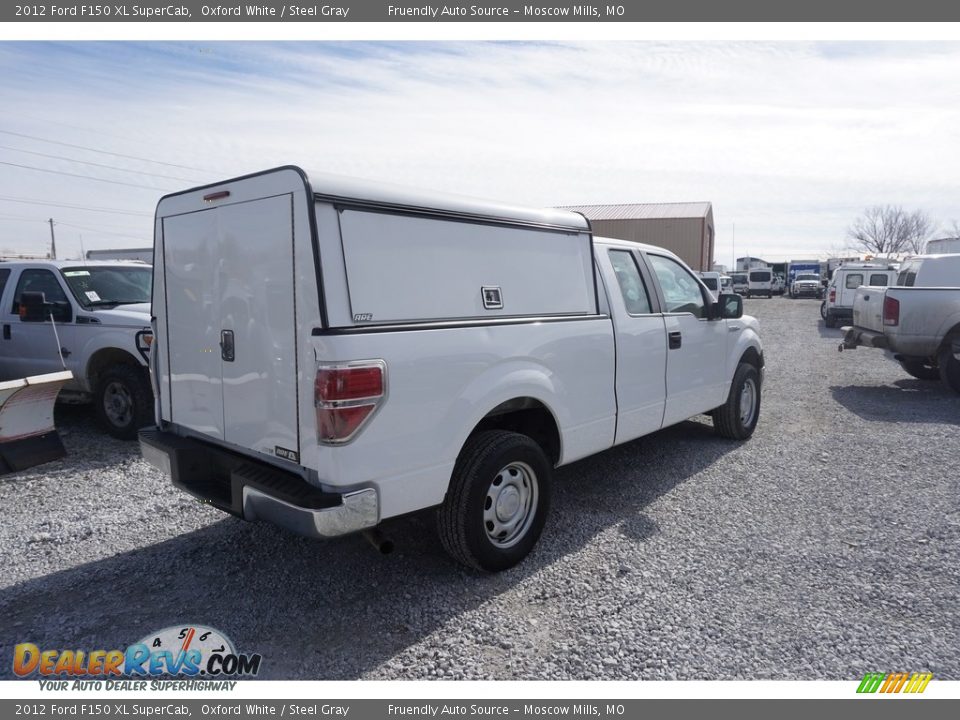 2012 Ford F150 XL SuperCab Oxford White / Steel Gray Photo #9
