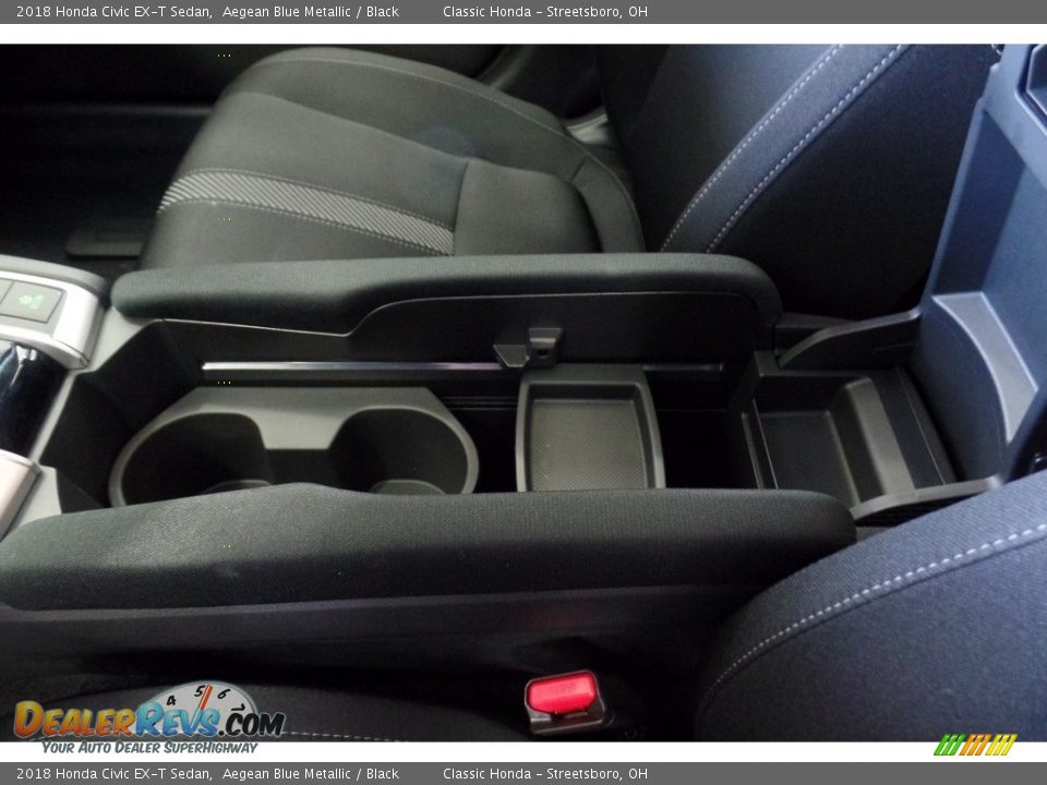 2018 Honda Civic EX-T Sedan Aegean Blue Metallic / Black Photo #27