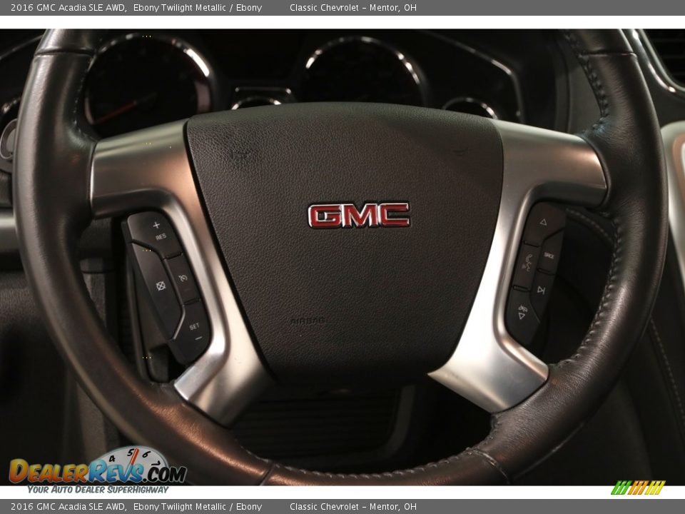 2016 GMC Acadia SLE AWD Ebony Twilight Metallic / Ebony Photo #7