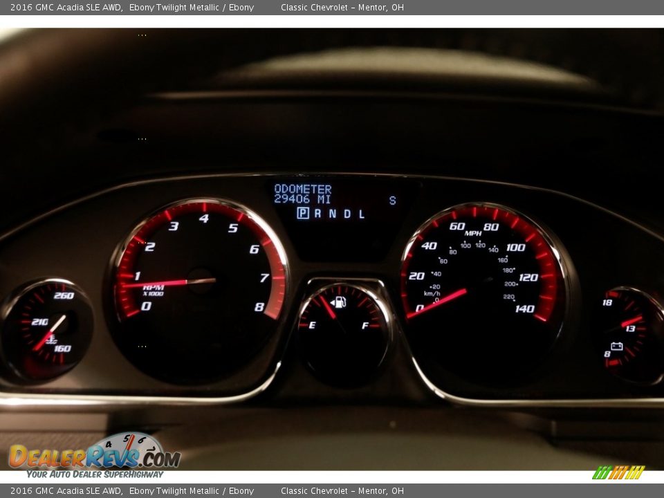 2016 GMC Acadia SLE AWD Ebony Twilight Metallic / Ebony Photo #8