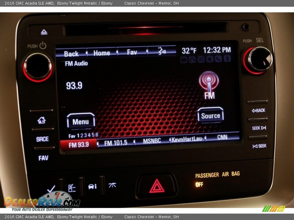2016 GMC Acadia SLE AWD Ebony Twilight Metallic / Ebony Photo #10