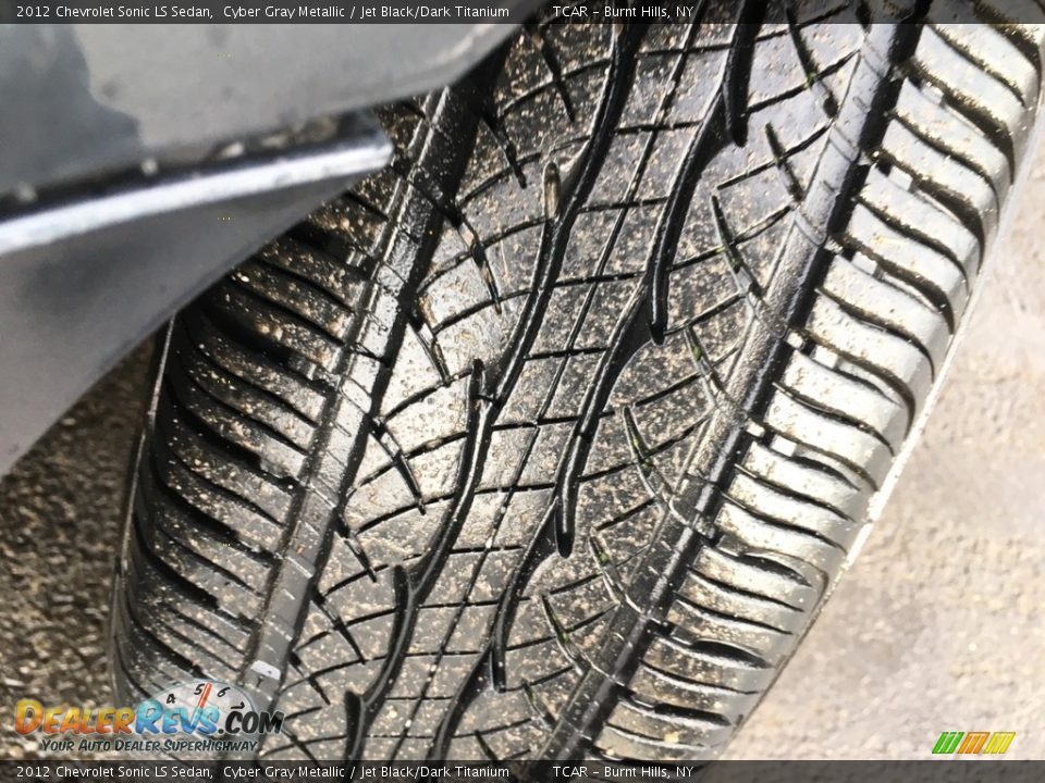 2012 Chevrolet Sonic LS Sedan Cyber Gray Metallic / Jet Black/Dark Titanium Photo #13