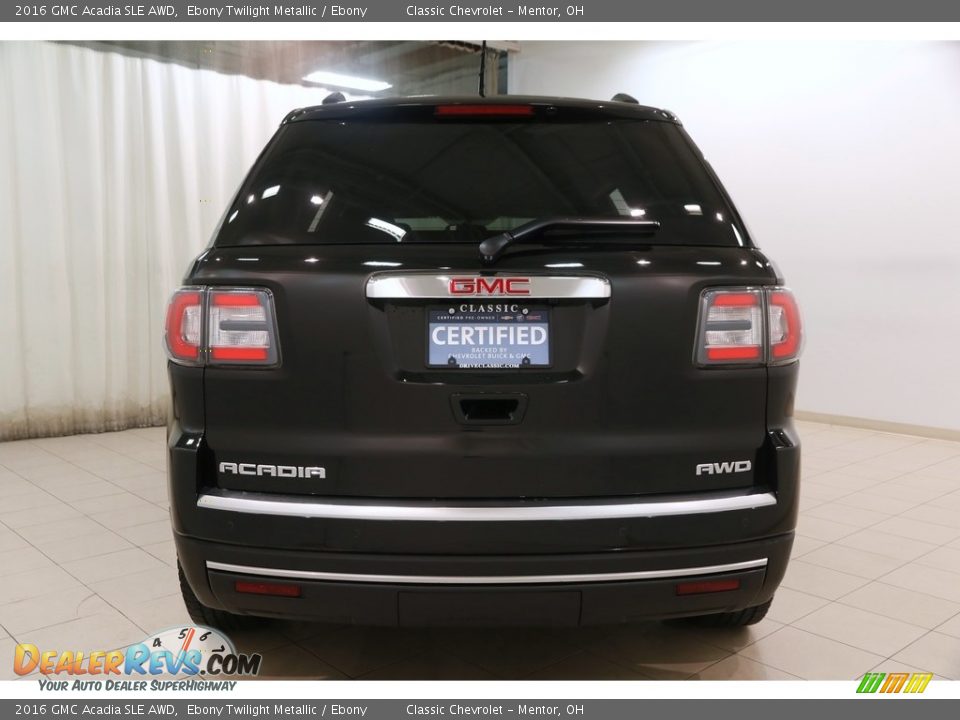 2016 GMC Acadia SLE AWD Ebony Twilight Metallic / Ebony Photo #18