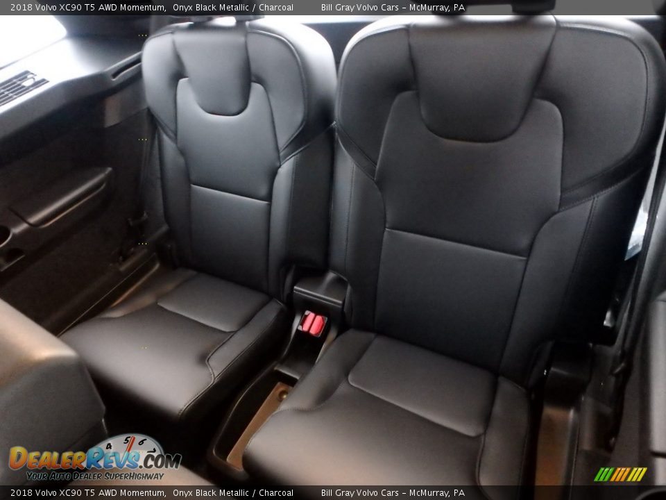 2018 Volvo XC90 T5 AWD Momentum Onyx Black Metallic / Charcoal Photo #9