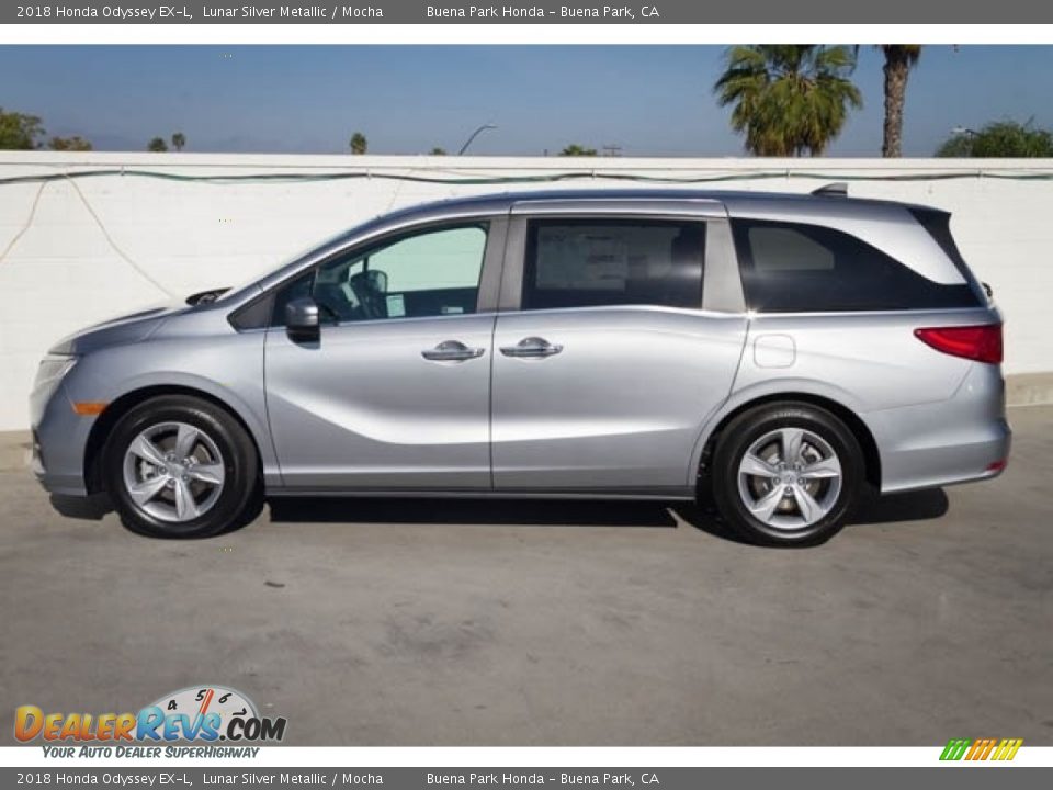2018 Honda Odyssey EX-L Lunar Silver Metallic / Mocha Photo #7