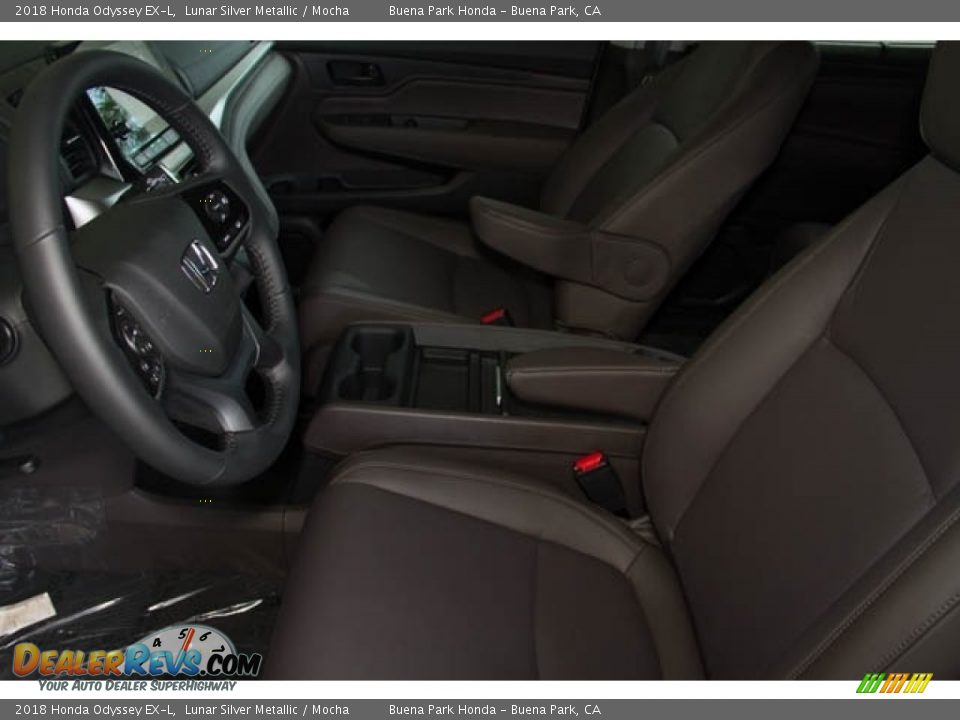 2018 Honda Odyssey EX-L Lunar Silver Metallic / Mocha Photo #15
