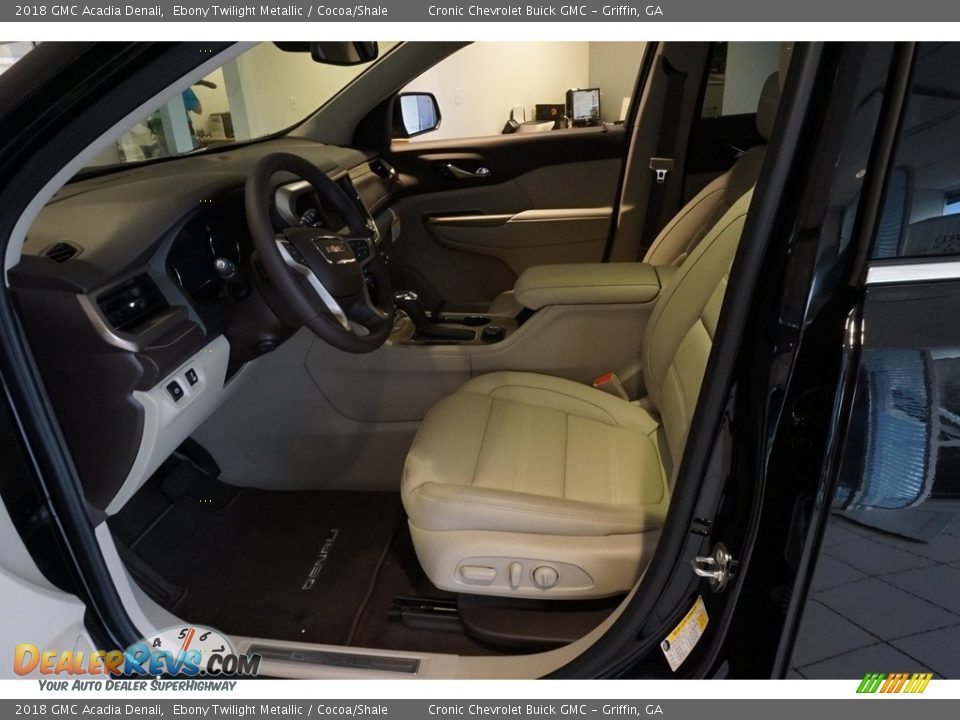 2018 GMC Acadia Denali Ebony Twilight Metallic / Cocoa/Shale Photo #8