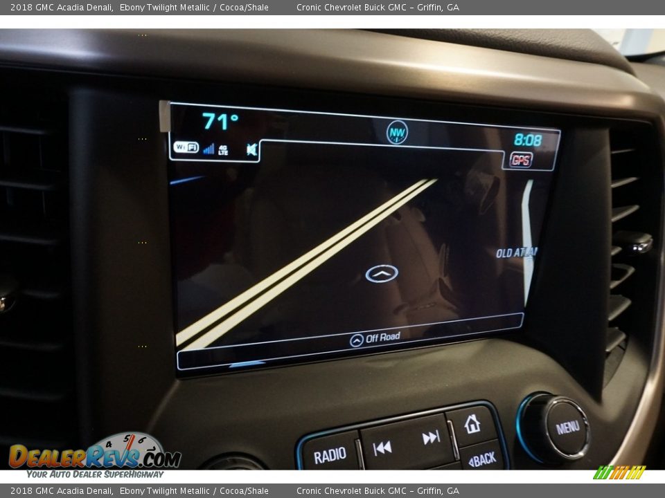 2018 GMC Acadia Denali Ebony Twilight Metallic / Cocoa/Shale Photo #11