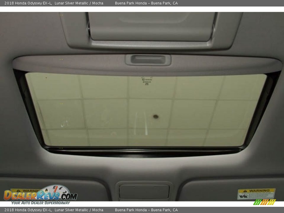 2018 Honda Odyssey EX-L Lunar Silver Metallic / Mocha Photo #22