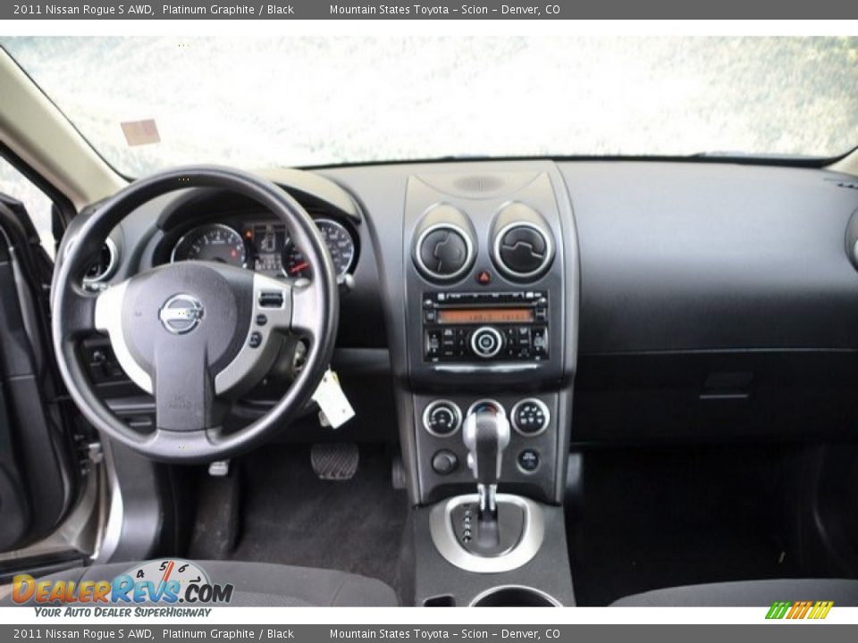 2011 Nissan Rogue S AWD Platinum Graphite / Black Photo #13