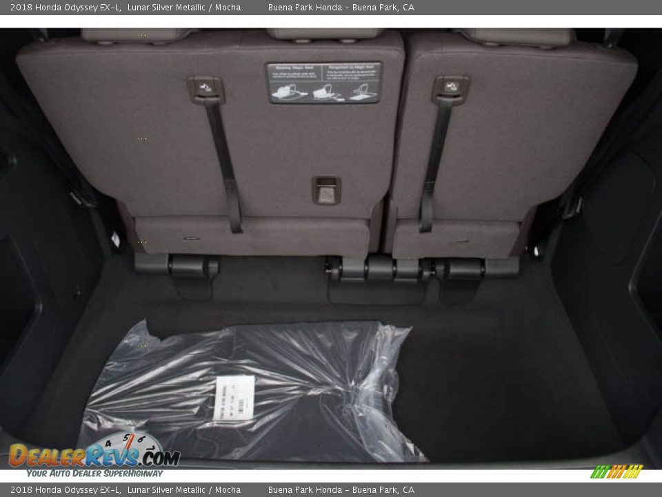 2018 Honda Odyssey EX-L Lunar Silver Metallic / Mocha Photo #24