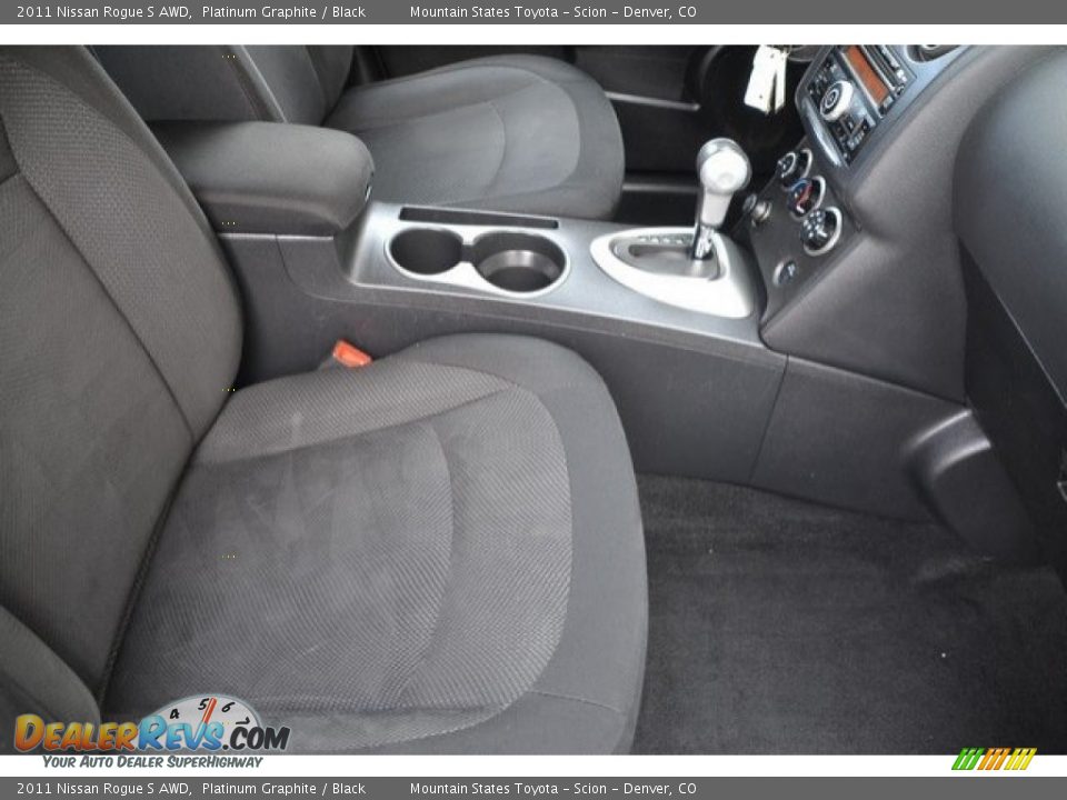2011 Nissan Rogue S AWD Platinum Graphite / Black Photo #17