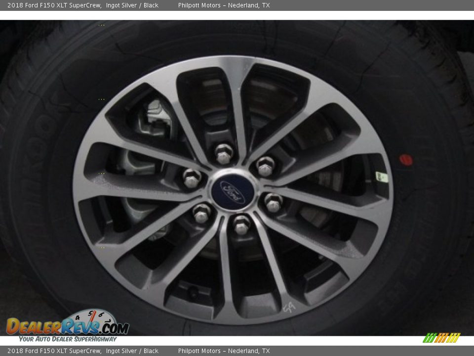 2018 Ford F150 XLT SuperCrew Ingot Silver / Black Photo #11