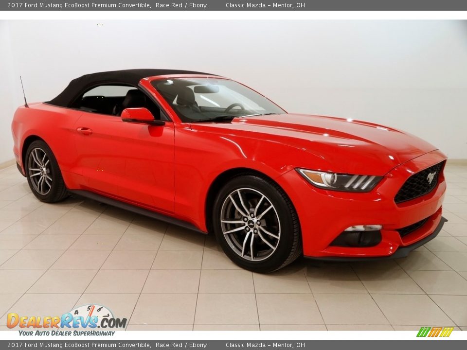 2017 Ford Mustang EcoBoost Premium Convertible Race Red / Ebony Photo #2