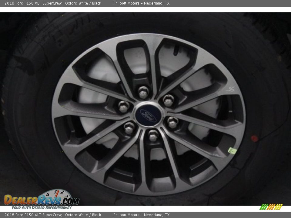 2018 Ford F150 XLT SuperCrew Oxford White / Black Photo #12
