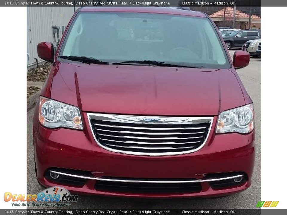 2015 Chrysler Town & Country Touring Deep Cherry Red Crystal Pearl / Black/Light Graystone Photo #2