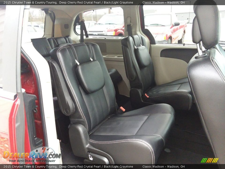 2015 Chrysler Town & Country Touring Deep Cherry Red Crystal Pearl / Black/Light Graystone Photo #13
