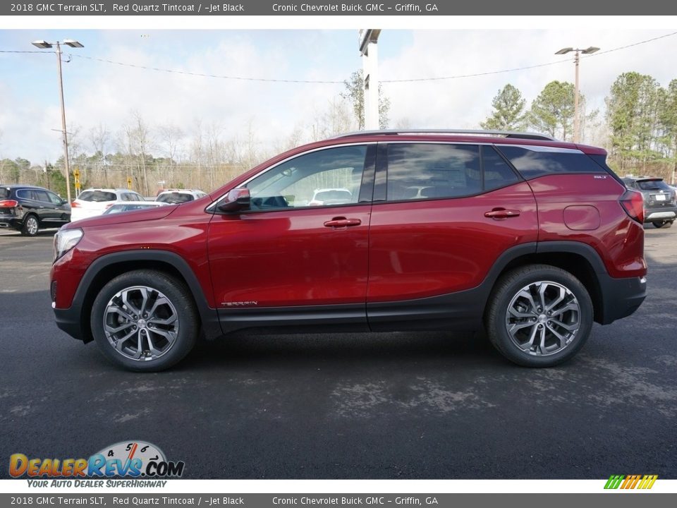 2018 GMC Terrain SLT Red Quartz Tintcoat / ­Jet Black Photo #4