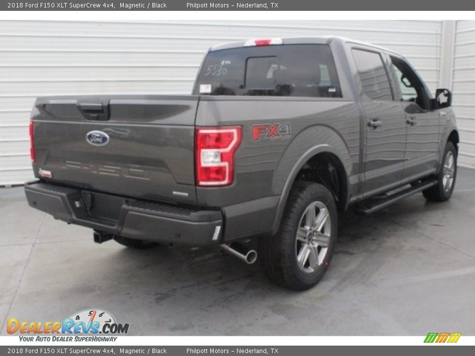 2018 Ford F150 XLT SuperCrew 4x4 Magnetic / Black Photo #10