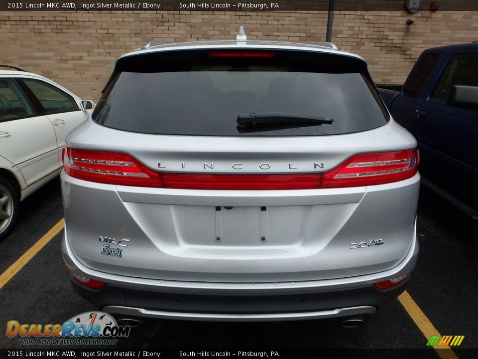 2015 Lincoln MKC AWD Ingot Silver Metallic / Ebony Photo #3