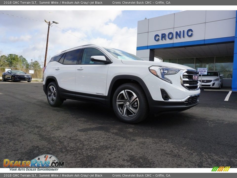 2018 GMC Terrain SLT Summit White / Medium Ash Gray/­Jet Black Photo #1