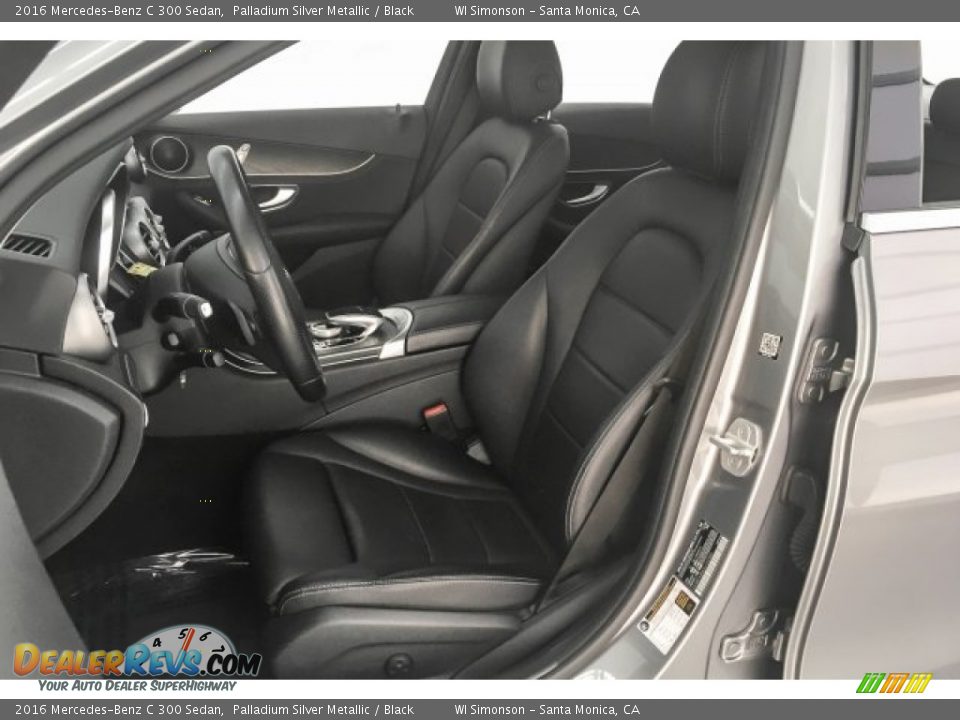 2016 Mercedes-Benz C 300 Sedan Palladium Silver Metallic / Black Photo #15