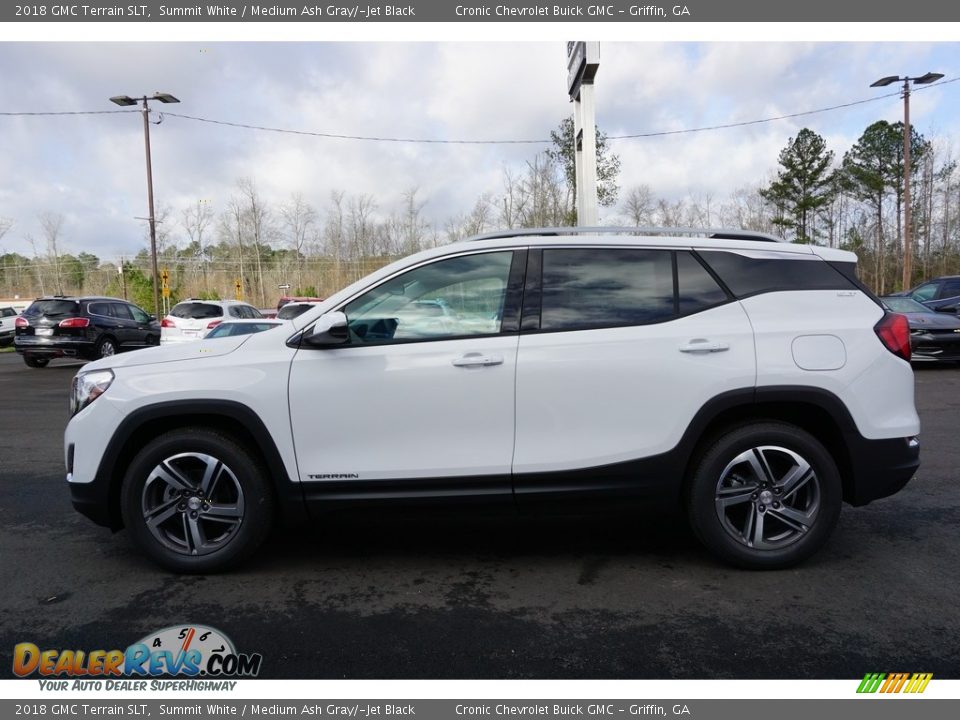 2018 GMC Terrain SLT Summit White / Medium Ash Gray/­Jet Black Photo #4
