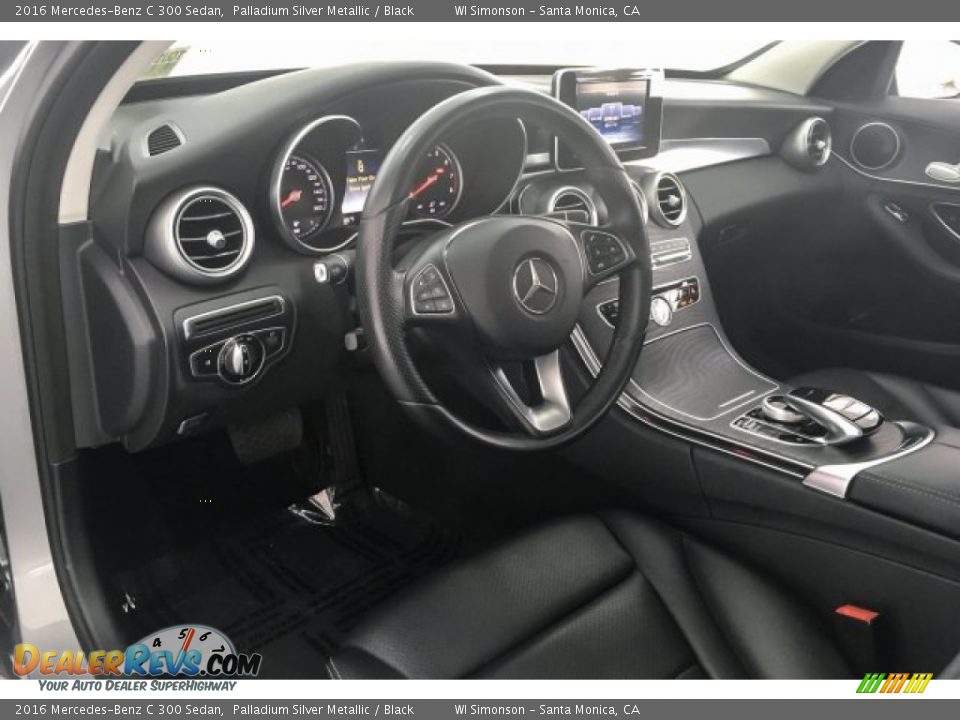 2016 Mercedes-Benz C 300 Sedan Palladium Silver Metallic / Black Photo #20