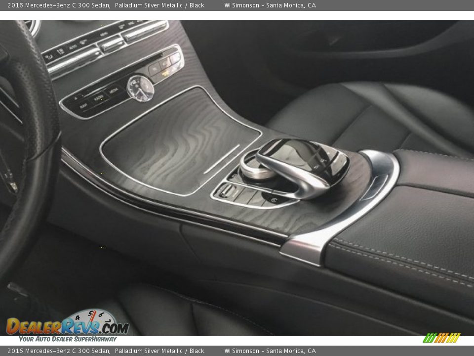 2016 Mercedes-Benz C 300 Sedan Palladium Silver Metallic / Black Photo #21