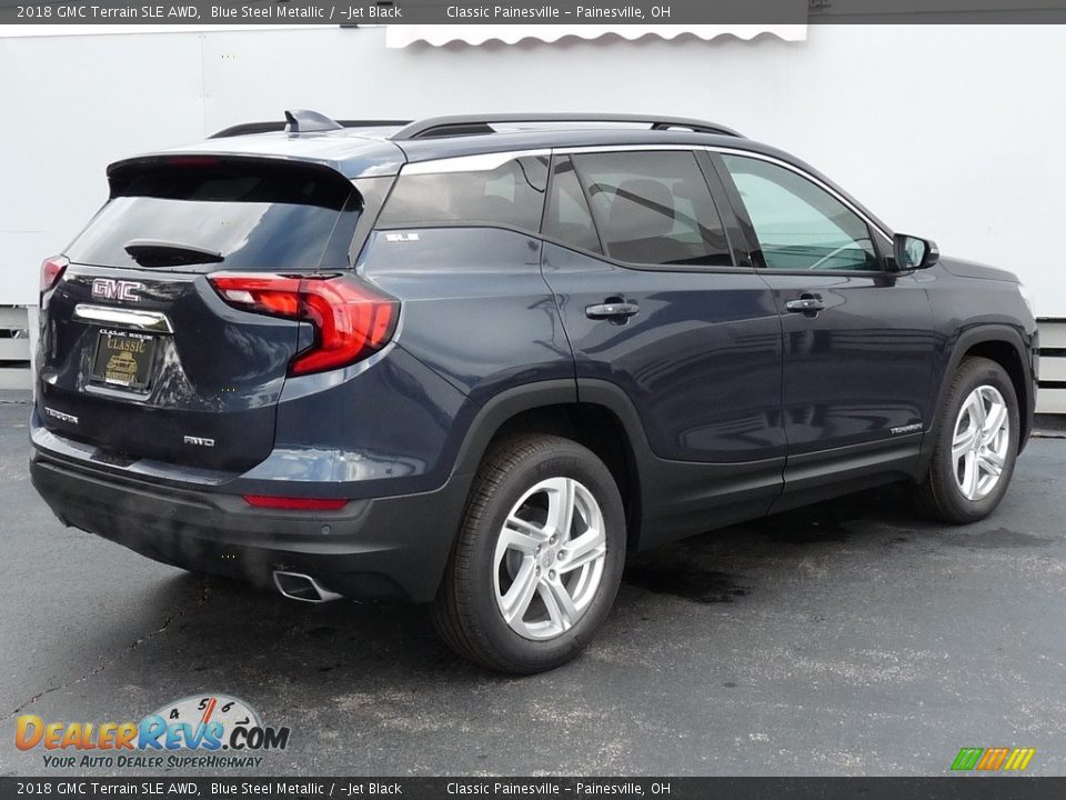 2018 GMC Terrain SLE AWD Blue Steel Metallic / ­Jet Black Photo #2