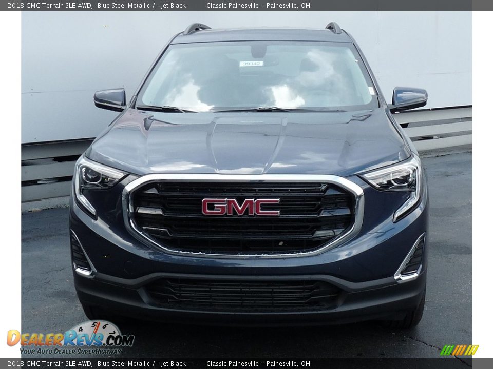2018 GMC Terrain SLE AWD Blue Steel Metallic / ­Jet Black Photo #4