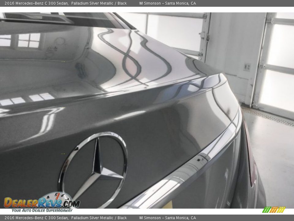2016 Mercedes-Benz C 300 Sedan Palladium Silver Metallic / Black Photo #26
