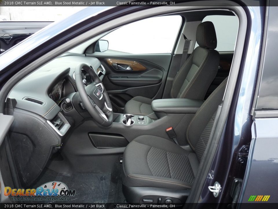 2018 GMC Terrain SLE AWD Blue Steel Metallic / ­Jet Black Photo #6