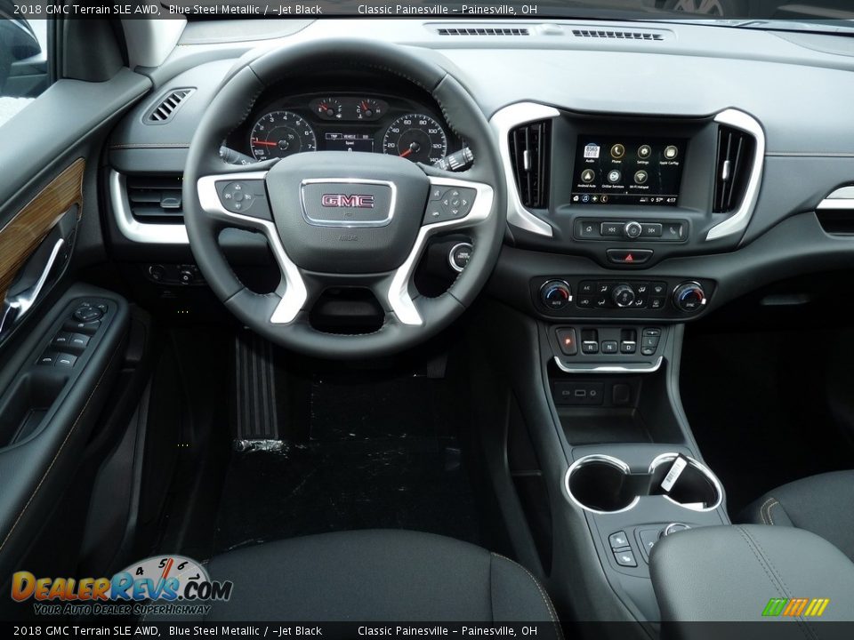 2018 GMC Terrain SLE AWD Blue Steel Metallic / ­Jet Black Photo #8