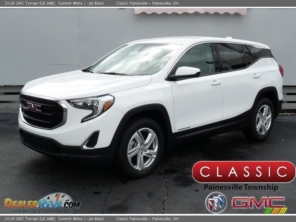2018 GMC Terrain SLE AWD Summit White / ­Jet Black Photo #1