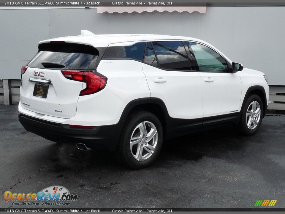 2018 GMC Terrain SLE AWD Summit White / ­Jet Black Photo #2