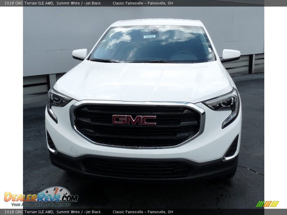 2018 GMC Terrain SLE AWD Summit White / ­Jet Black Photo #4