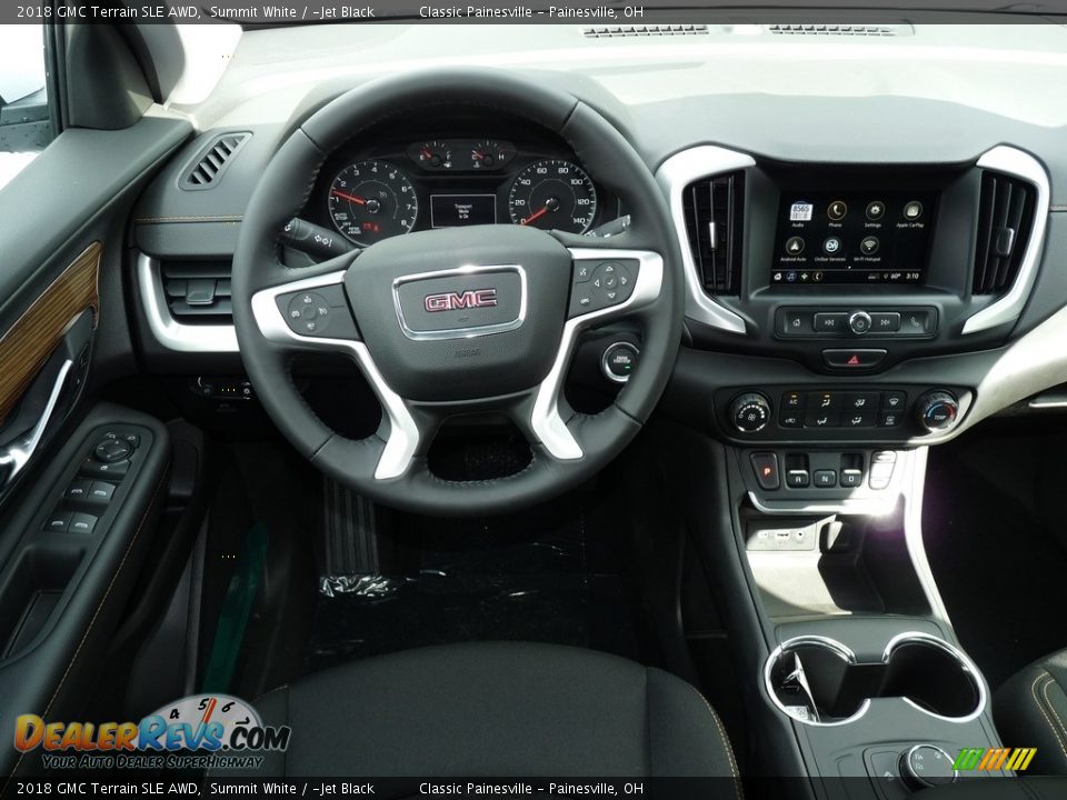 2018 GMC Terrain SLE AWD Summit White / ­Jet Black Photo #8