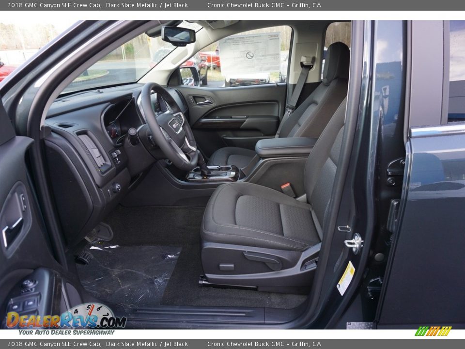 2018 GMC Canyon SLE Crew Cab Dark Slate Metallic / Jet Black Photo #5