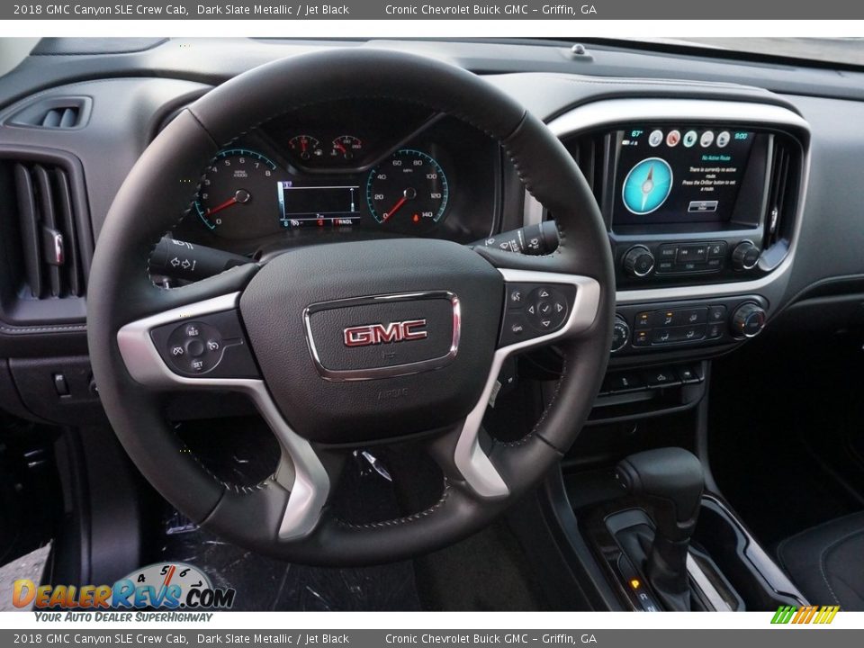 2018 GMC Canyon SLE Crew Cab Dark Slate Metallic / Jet Black Photo #6