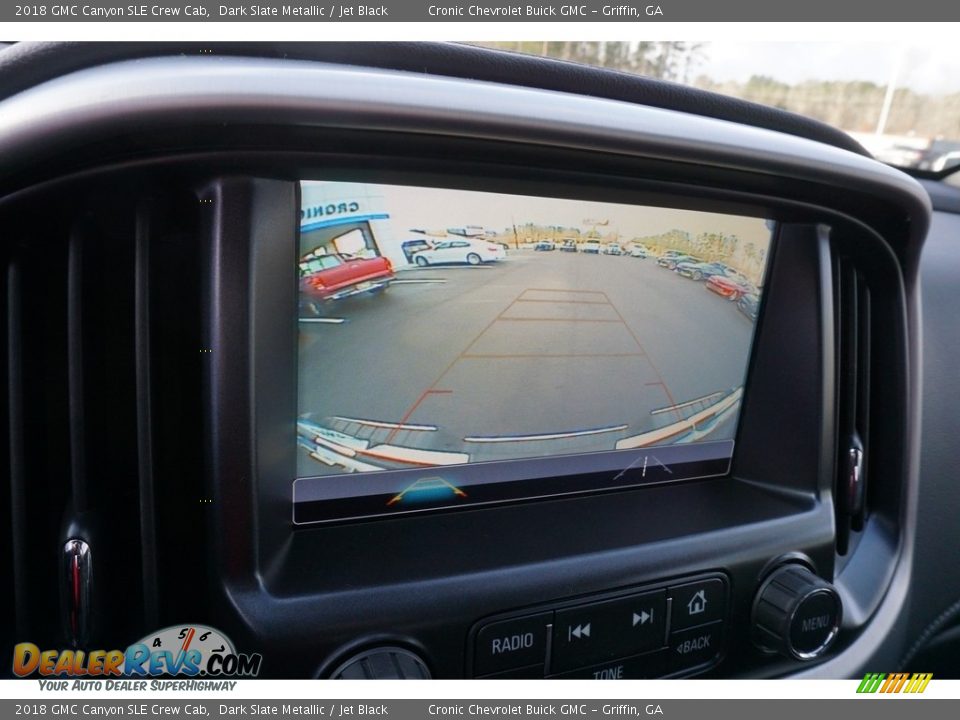 2018 GMC Canyon SLE Crew Cab Dark Slate Metallic / Jet Black Photo #7