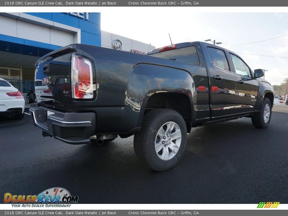 2018 GMC Canyon SLE Crew Cab Dark Slate Metallic / Jet Black Photo #11