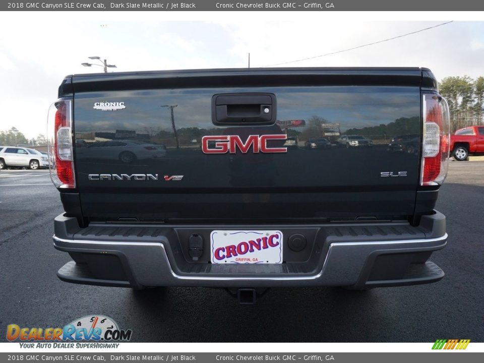 2018 GMC Canyon SLE Crew Cab Dark Slate Metallic / Jet Black Photo #12